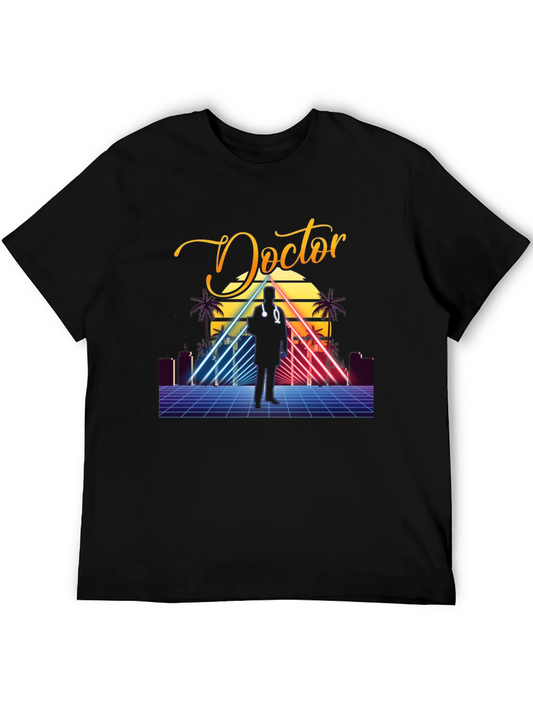 Retro Doctor T-Shirt - 80s Style Graphic Tee