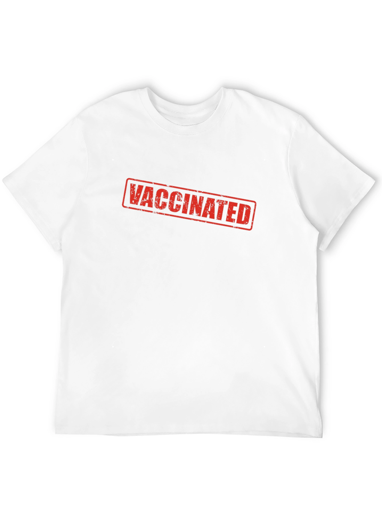 Vaccinated Graphic Tee - Black