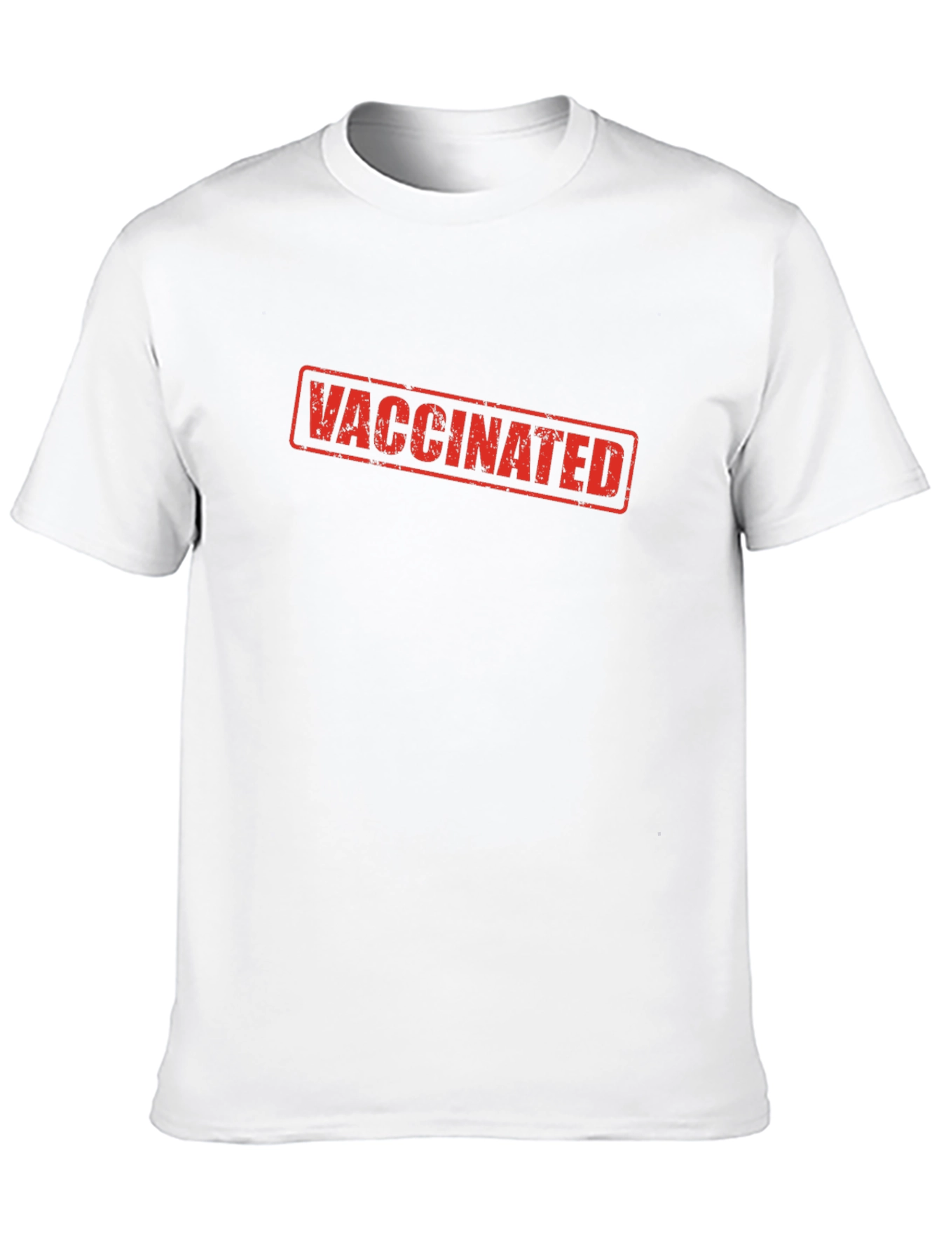 Vaccinated Graphic Tee - Black