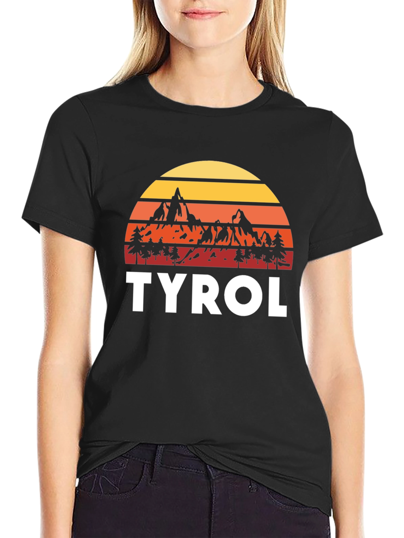 Tyrol Mountain Sunset T-Shirt
