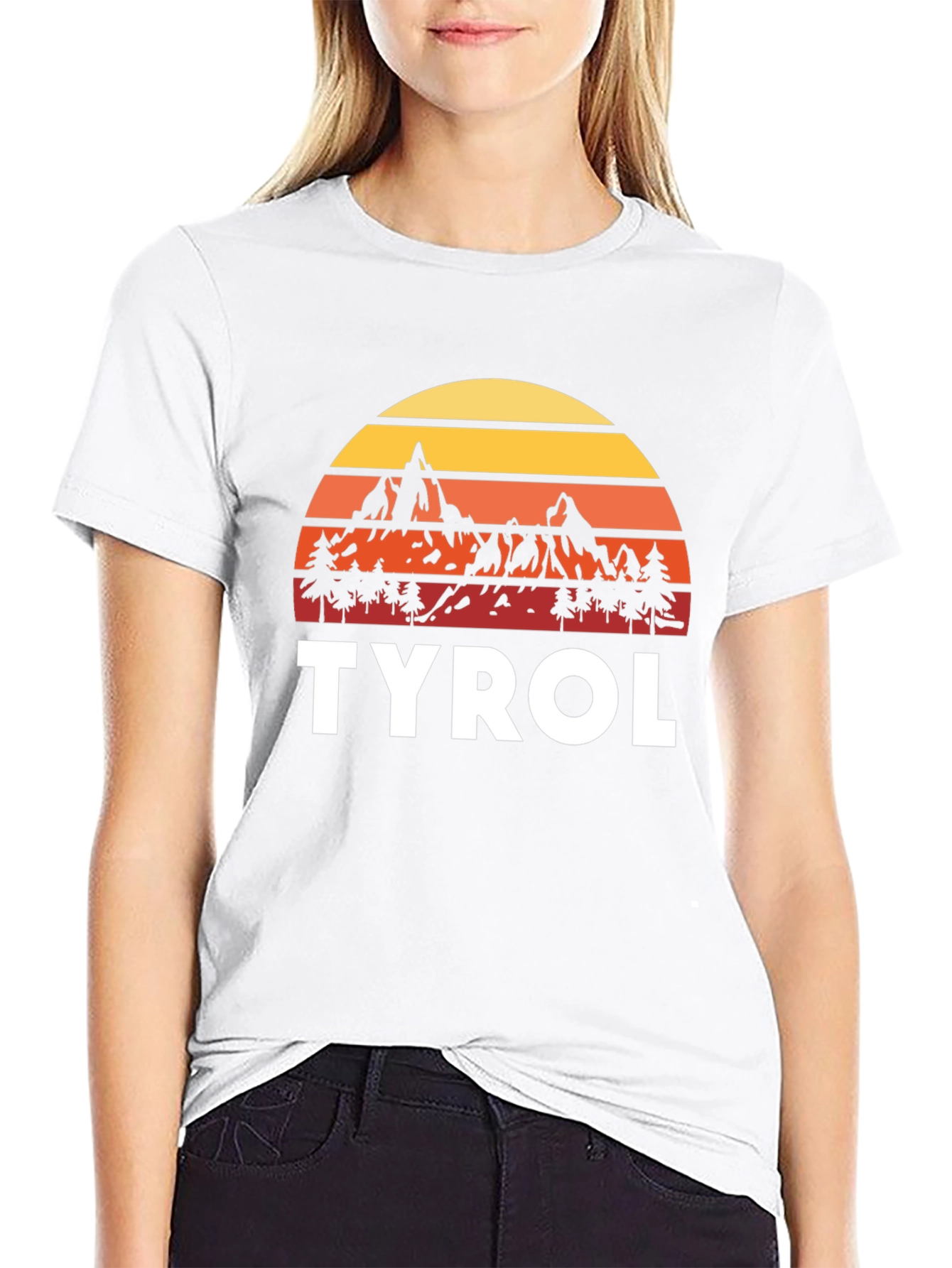 Tyrol Mountain Sunset T-Shirt
