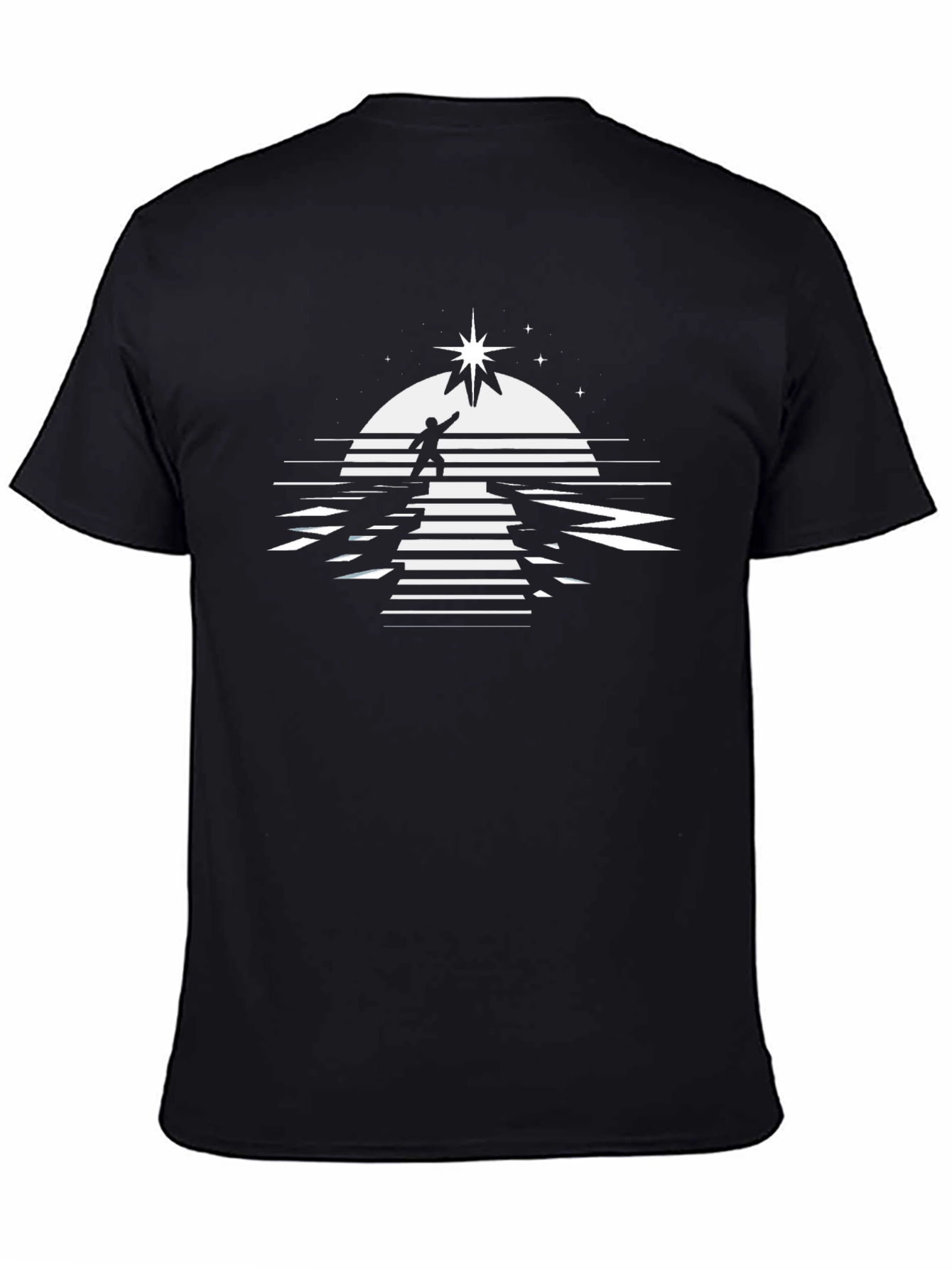 Reach for the Stars Graphic Tee - Black