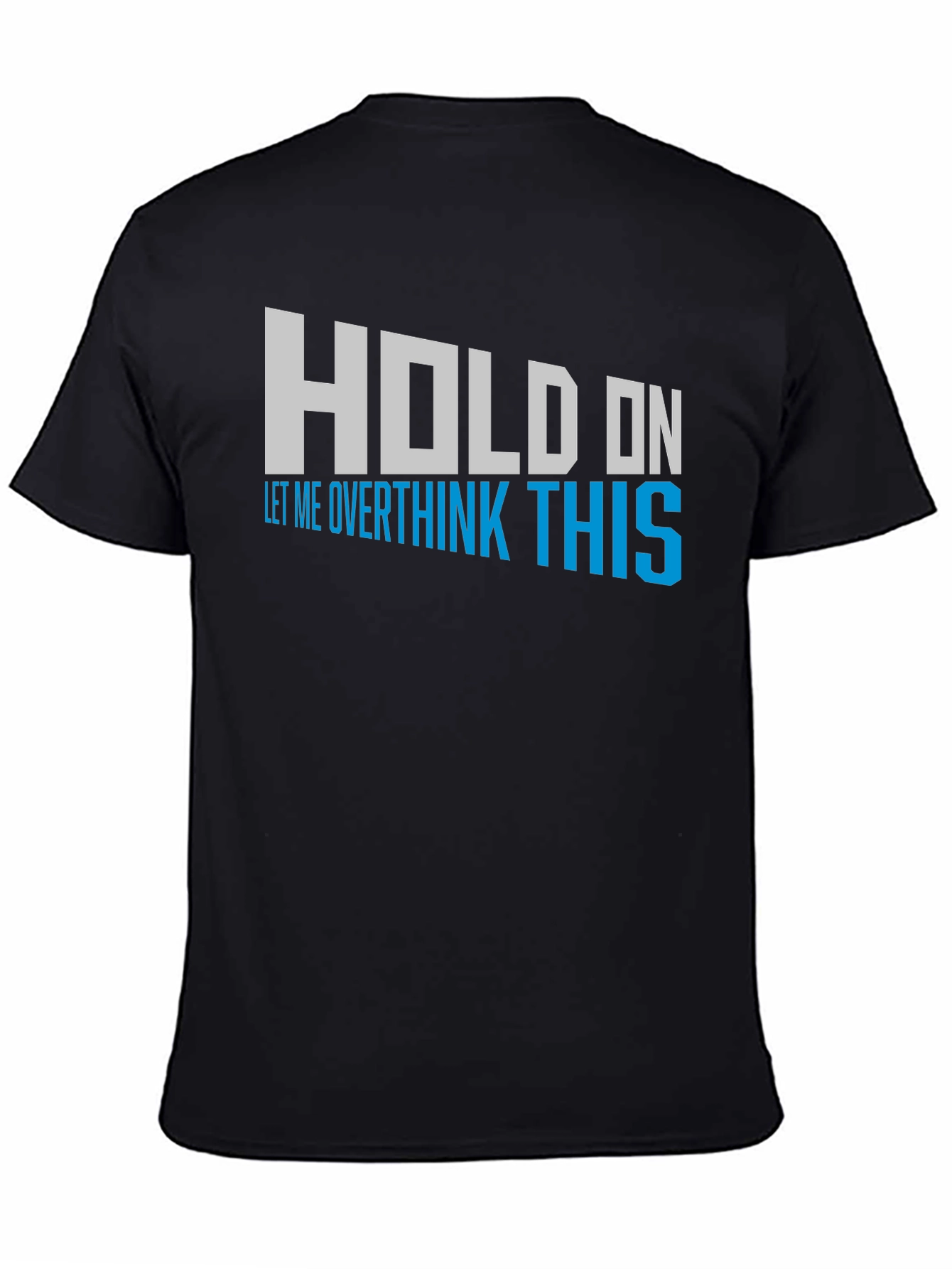 Overthink This Graphic Tee - Mens Black T-Shirt