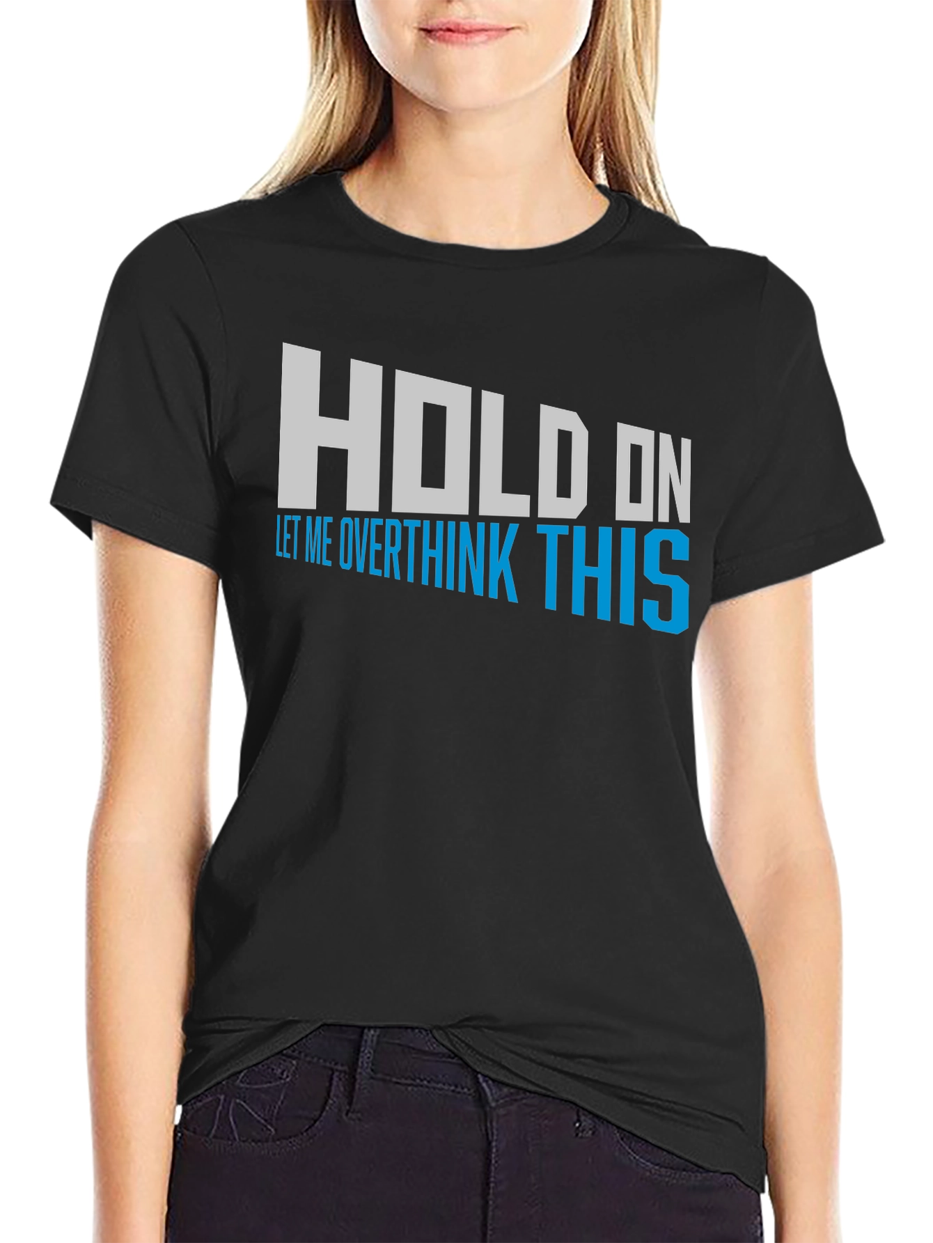 Overthink This Graphic Tee - Mens Black T-Shirt