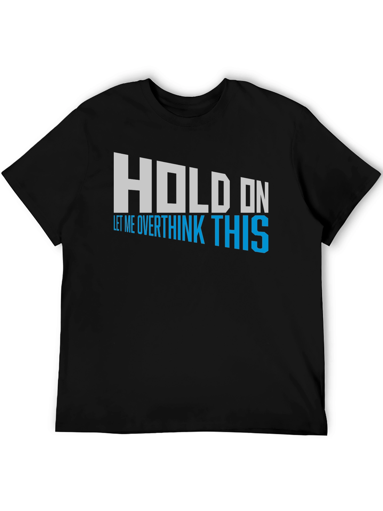 Overthink This Graphic Tee - Mens Black T-Shirt