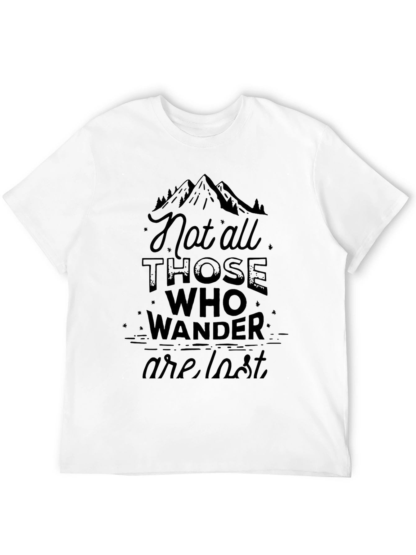 Wanderlust Graphic Tee - Not All Who Wander