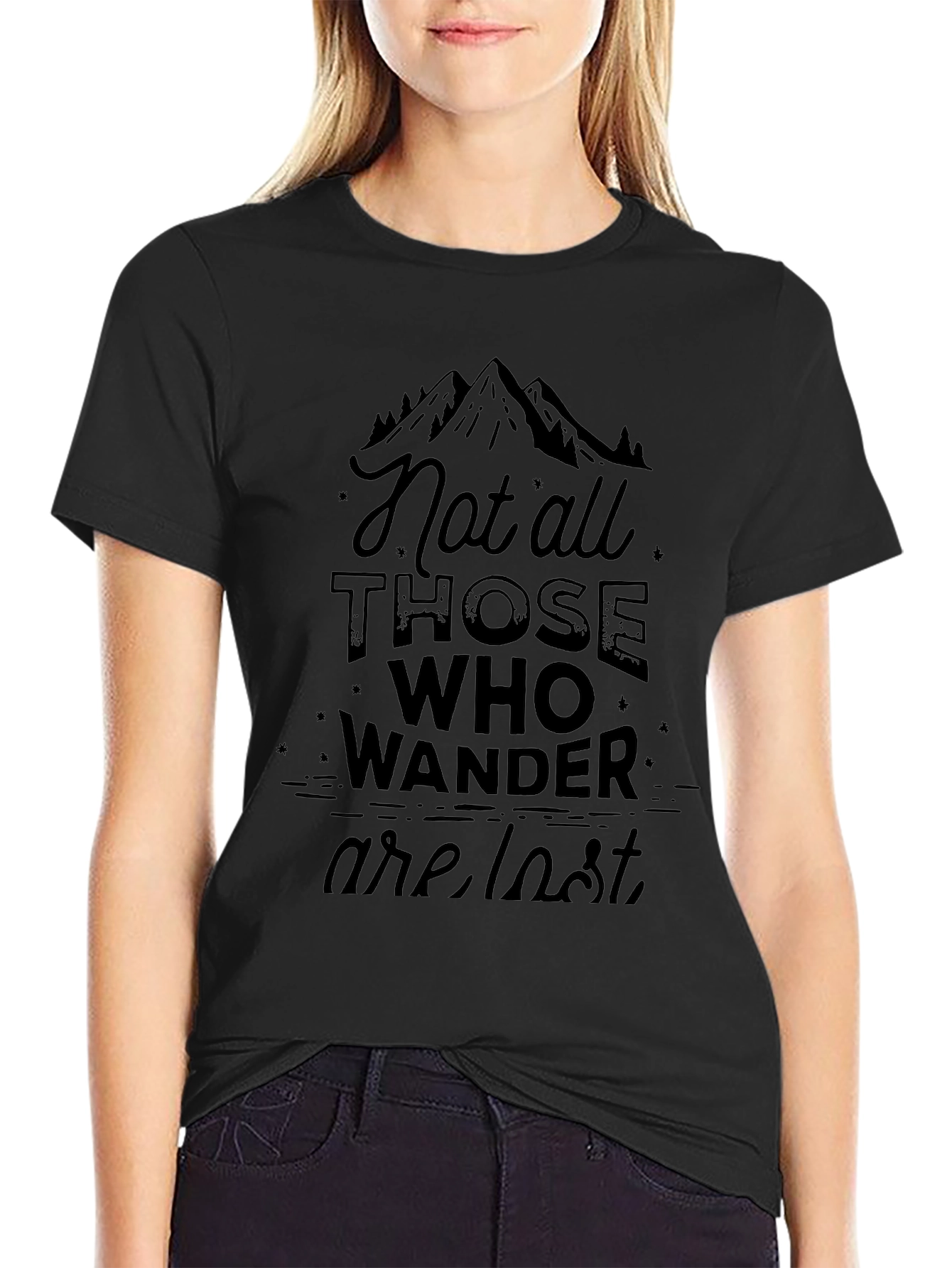 Wanderlust Graphic Tee - Not All Who Wander