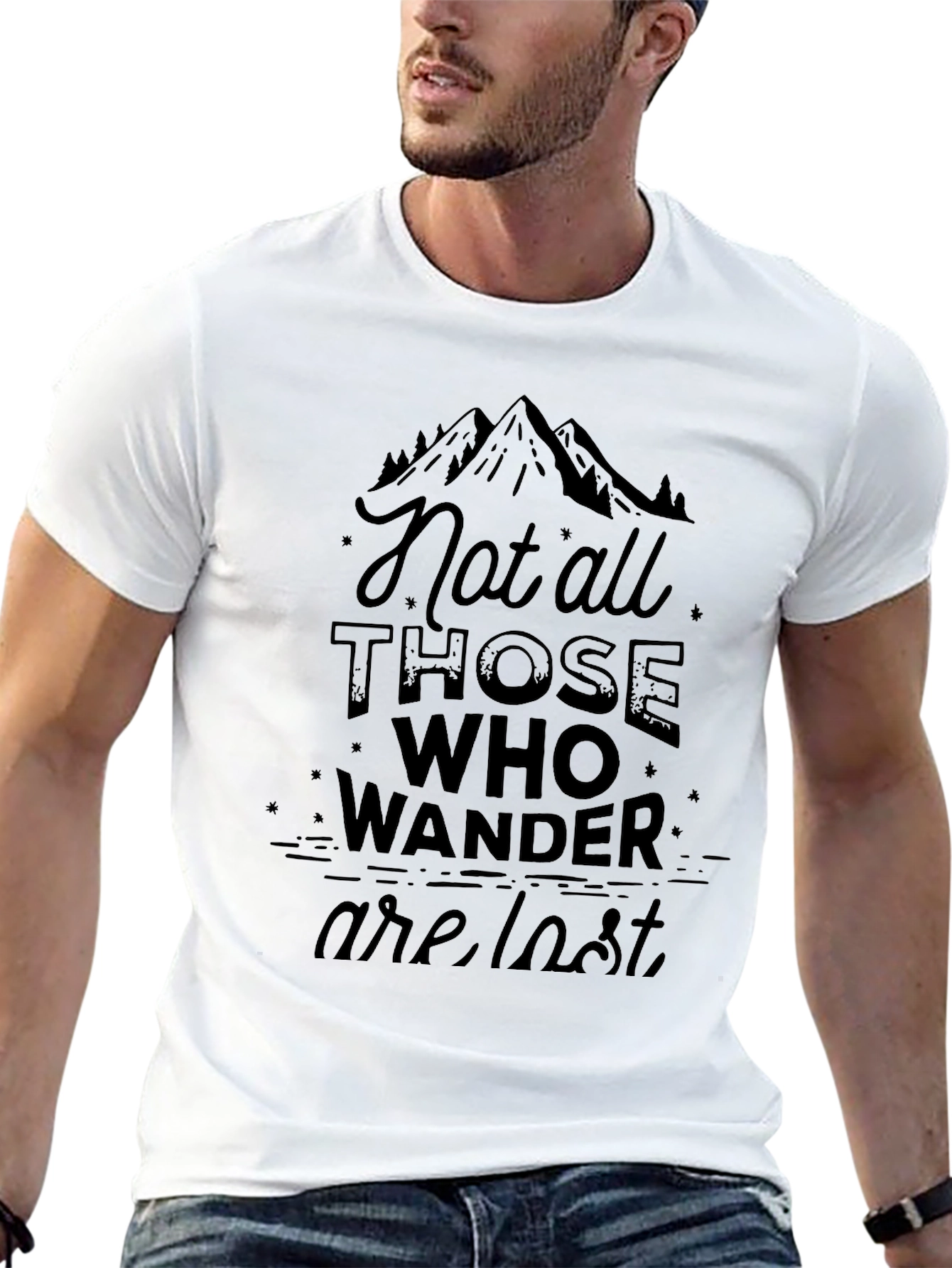 Wanderlust Graphic Tee - Not All Who Wander