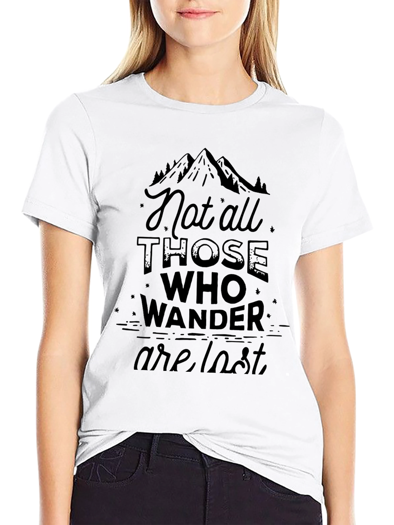 Wanderlust Graphic Tee - Not All Who Wander