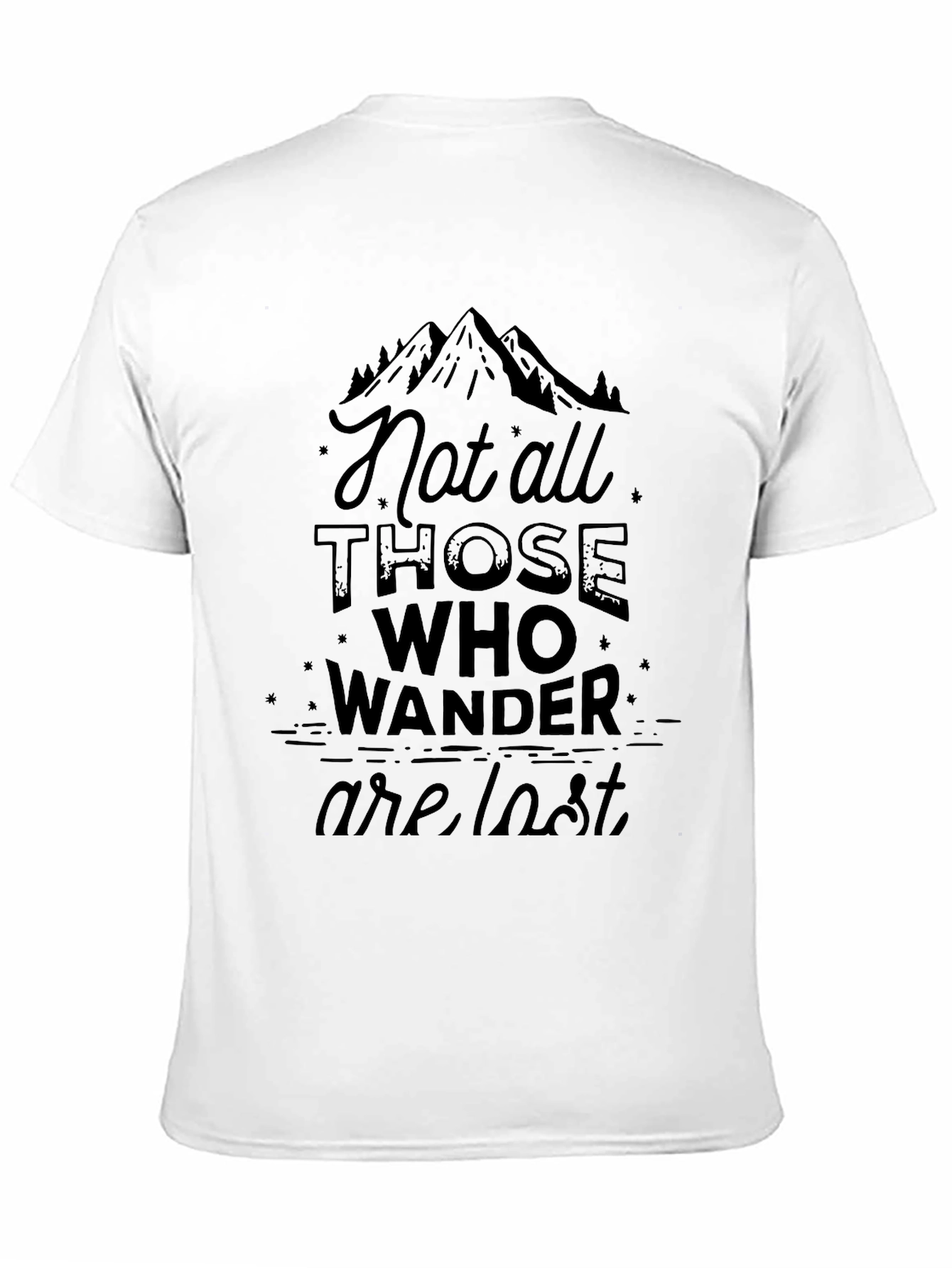 Wanderlust Graphic Tee - Not All Who Wander