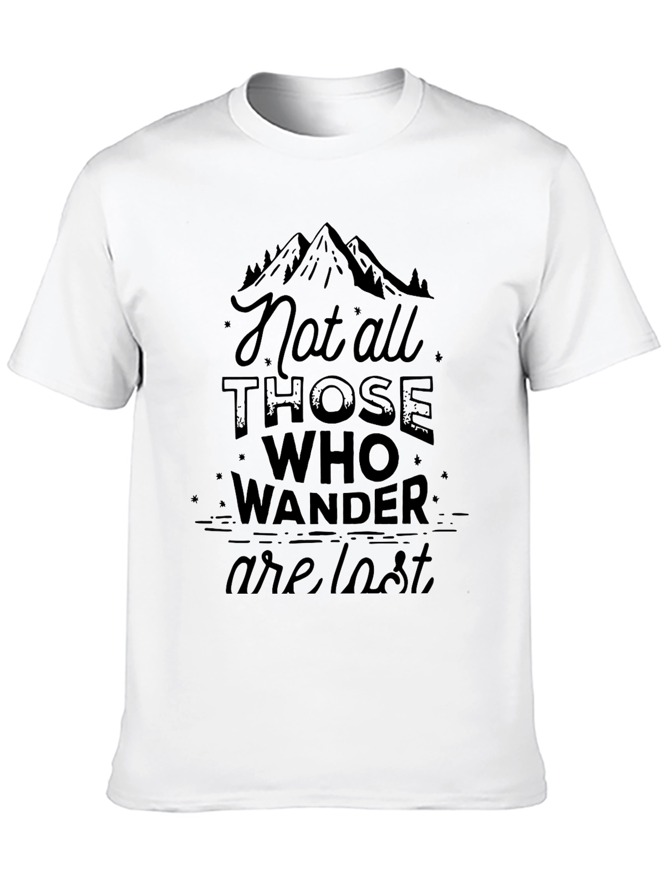 Wanderlust Graphic Tee - Not All Who Wander
