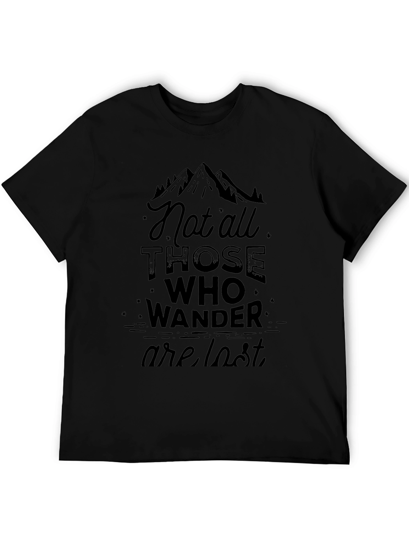 Wanderlust Graphic Tee - Not All Who Wander