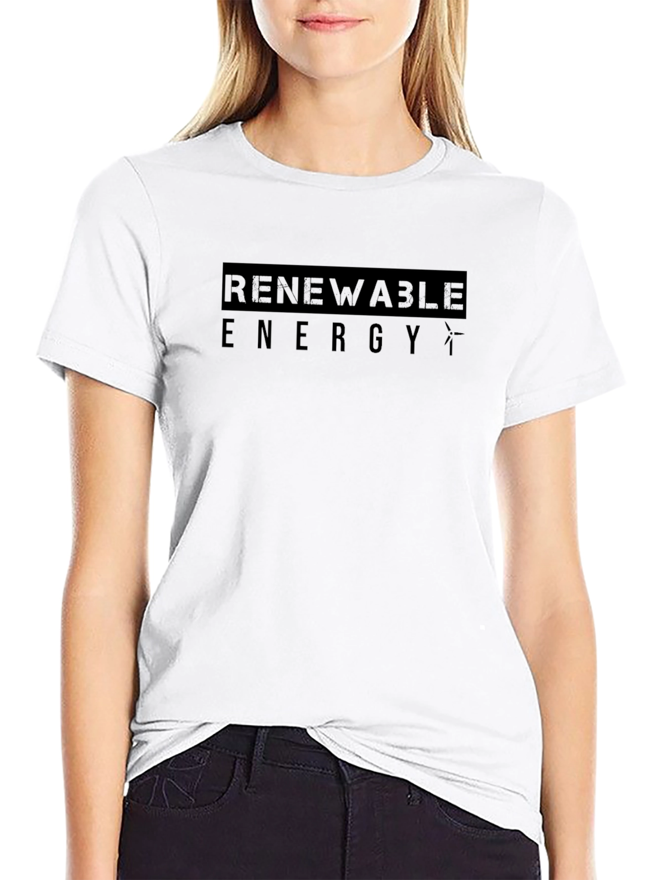 Renewable Energy Black T-Shirt