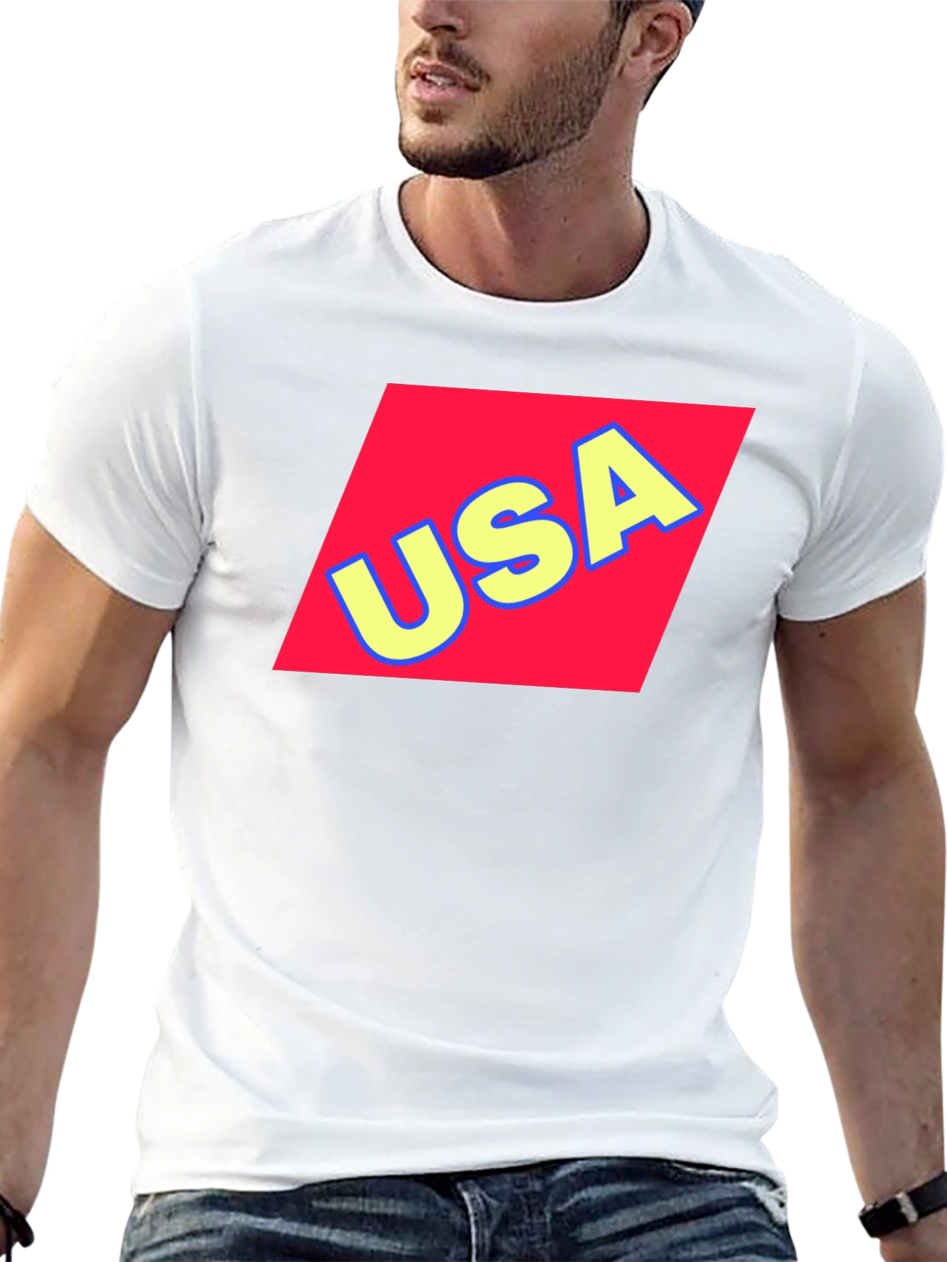 USA Graphic Tee - Patriotic Style