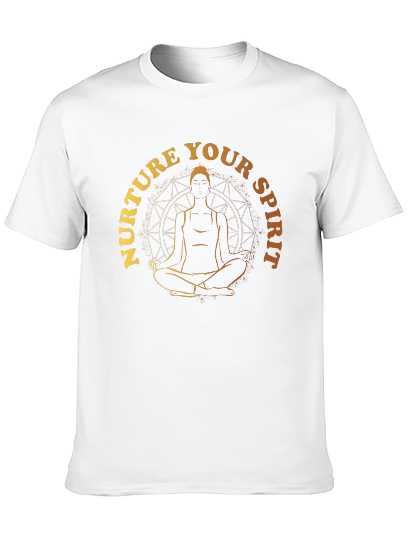 Nurture Your Spirit Graphic T-Shirt - Black