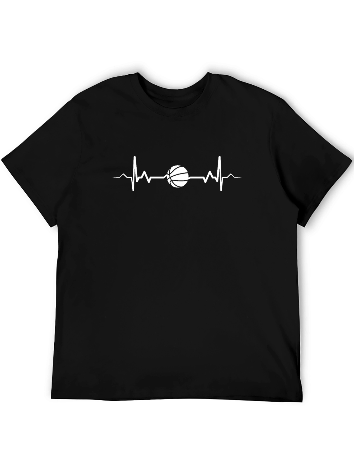 Basketball Heartbeat Graphic Tee