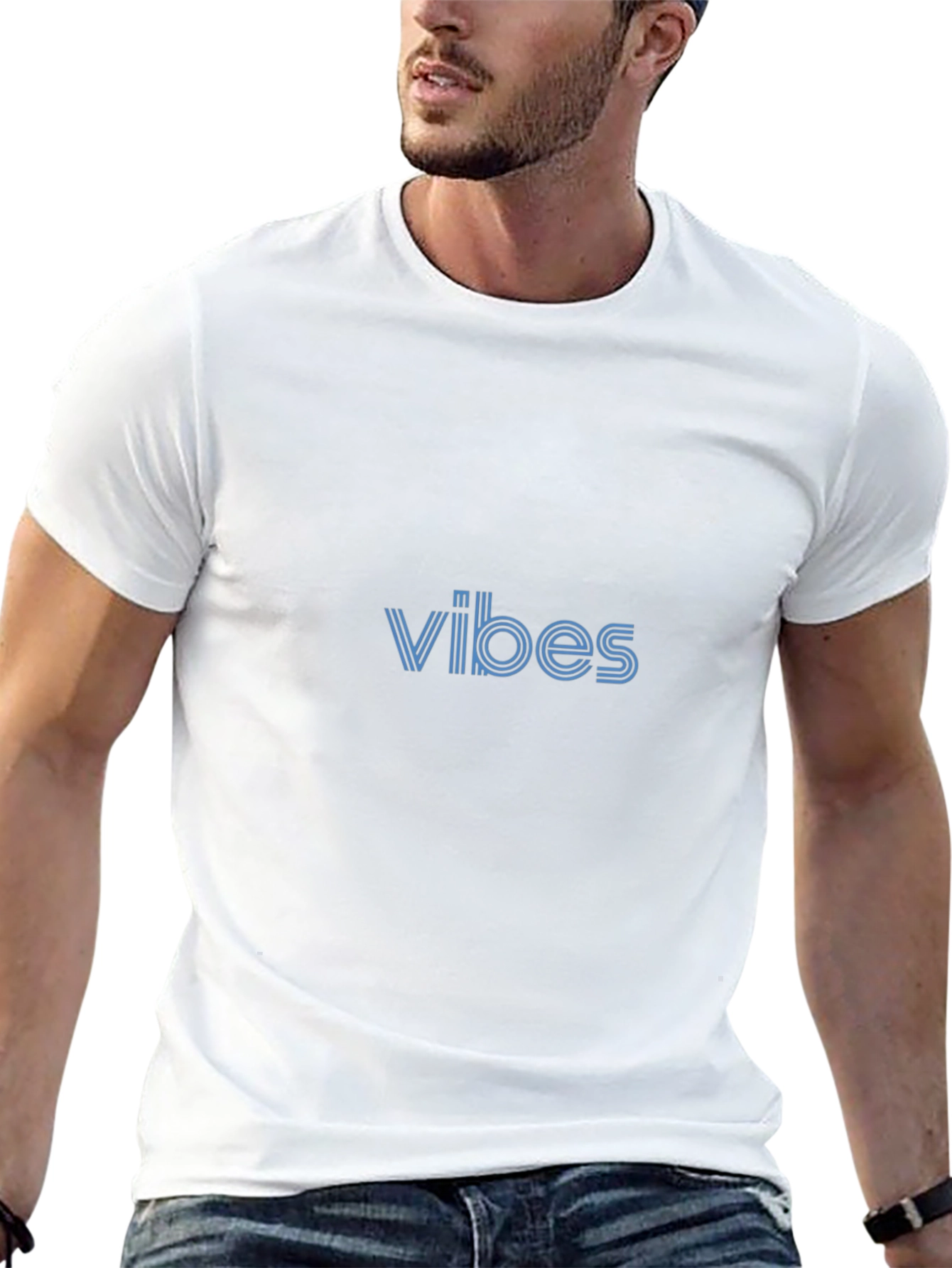 Vibes Graphic Print T-Shirt - Stylish & Comfortable