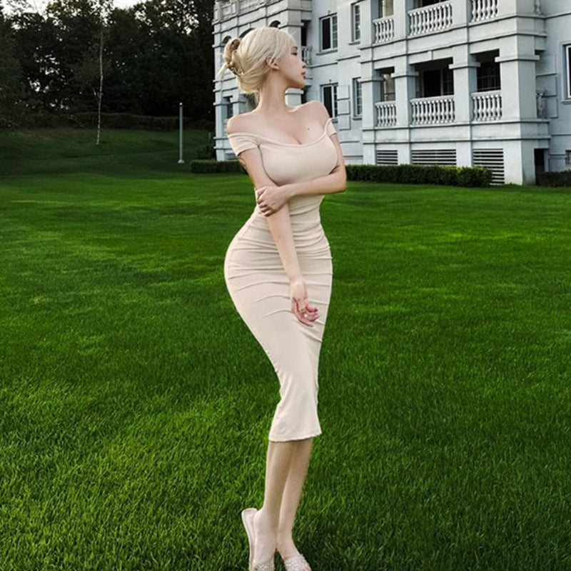 Sexy Low-Cut Bodycon Pencil Dress