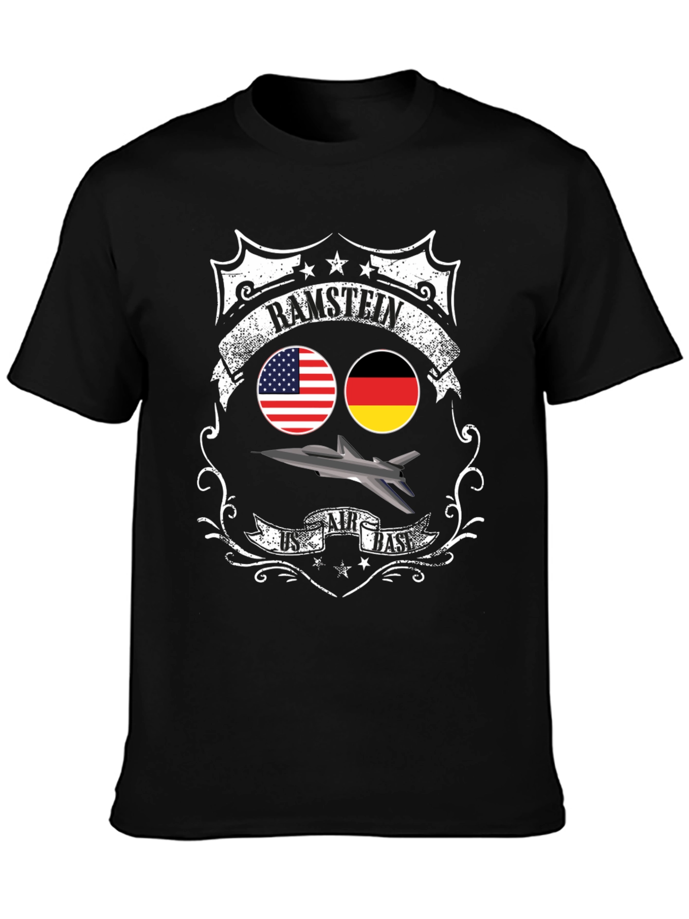 Ramstein US Air Base Graphic Tee - Black