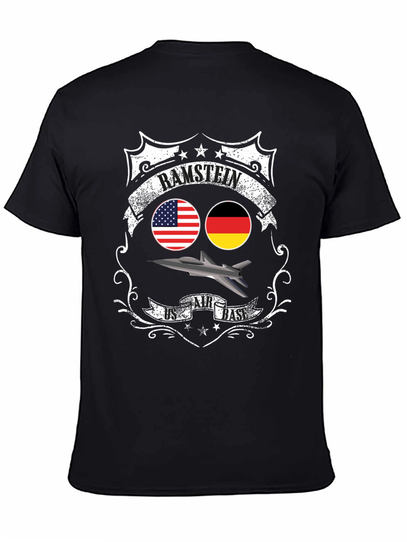 Ramstein US Air Base Graphic Tee - Black