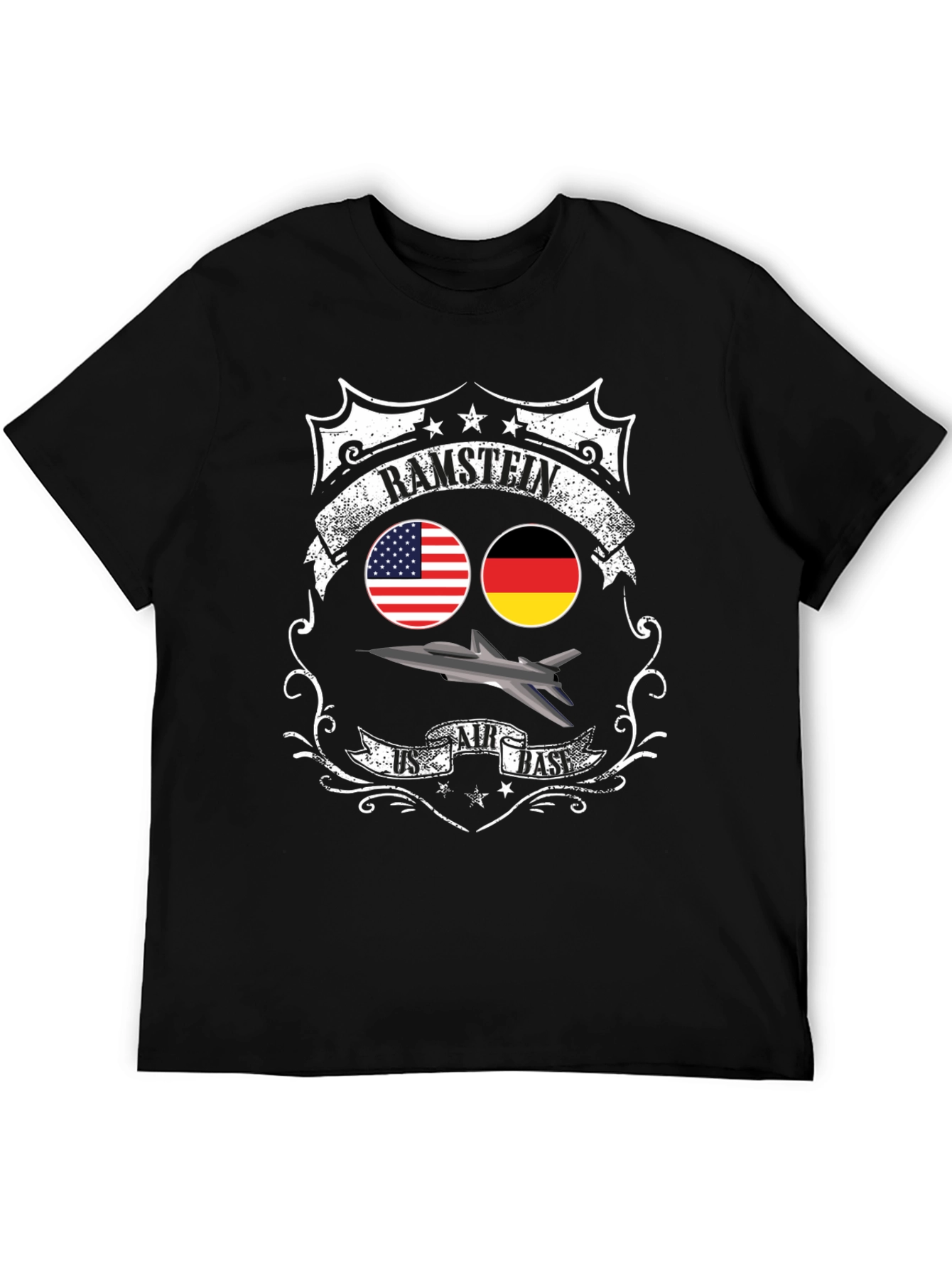 Ramstein US Air Base Graphic Tee - Black
