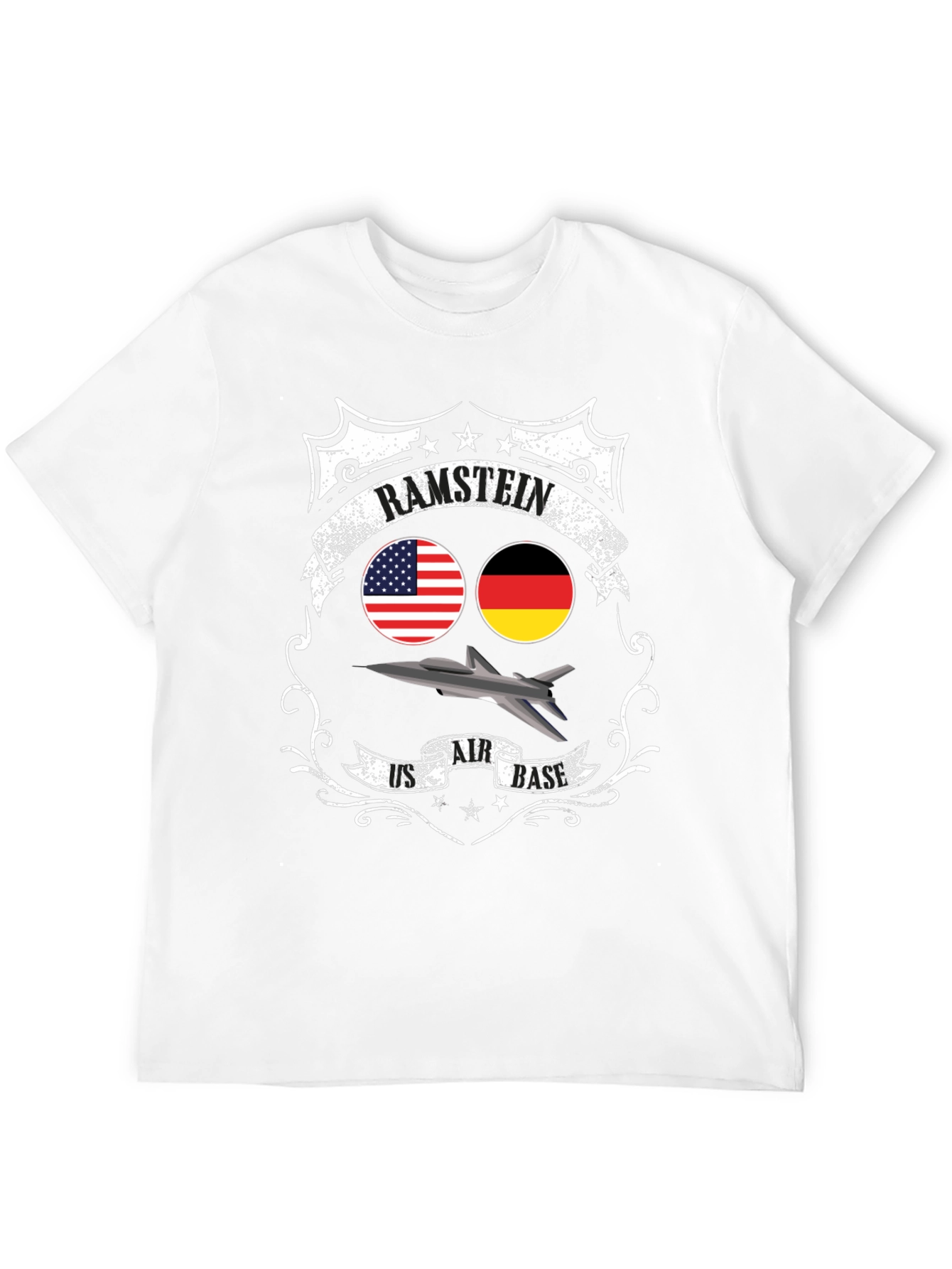 Ramstein US Air Base Graphic Tee - Black