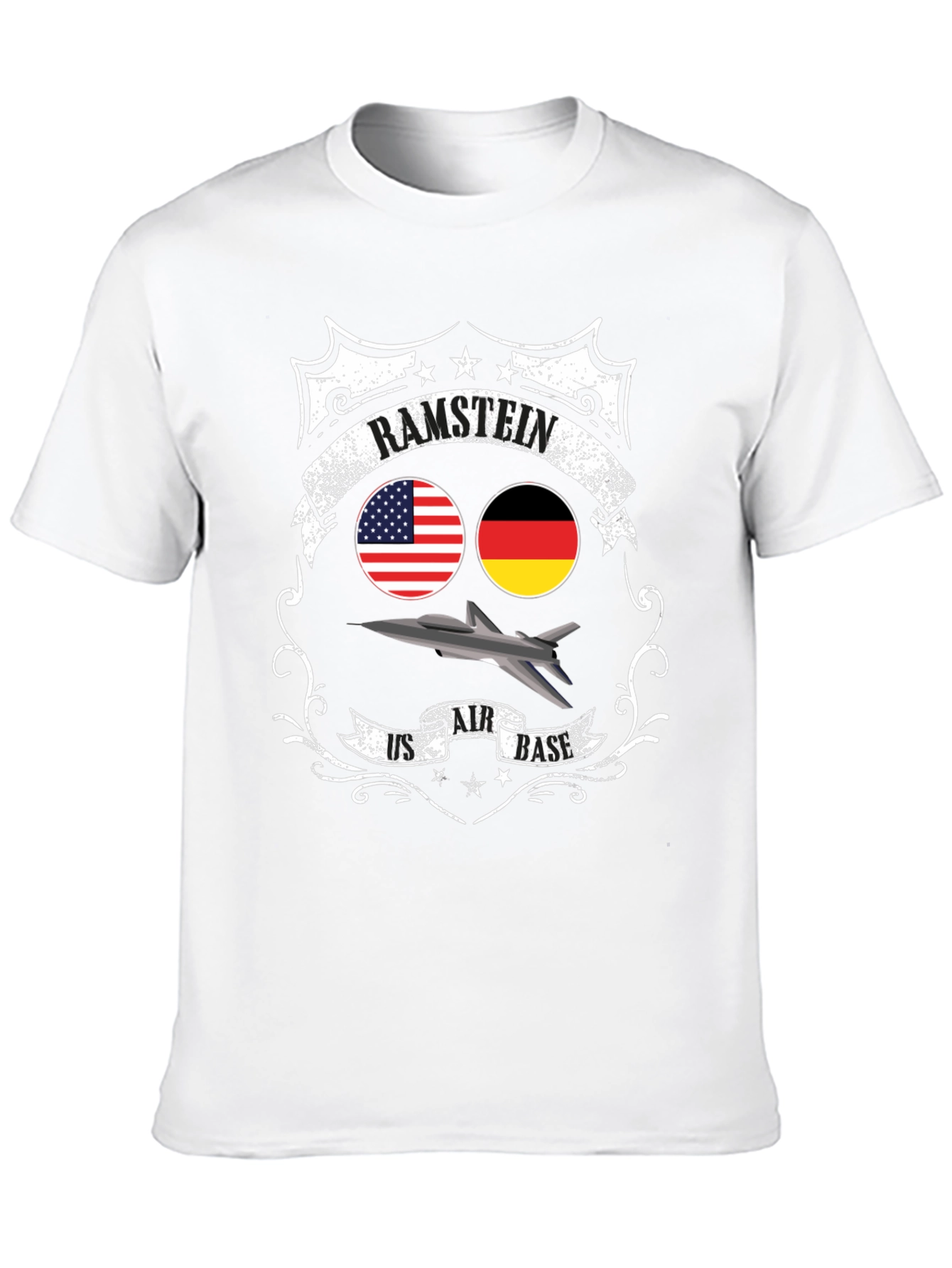 Ramstein US Air Base Graphic Tee - Black