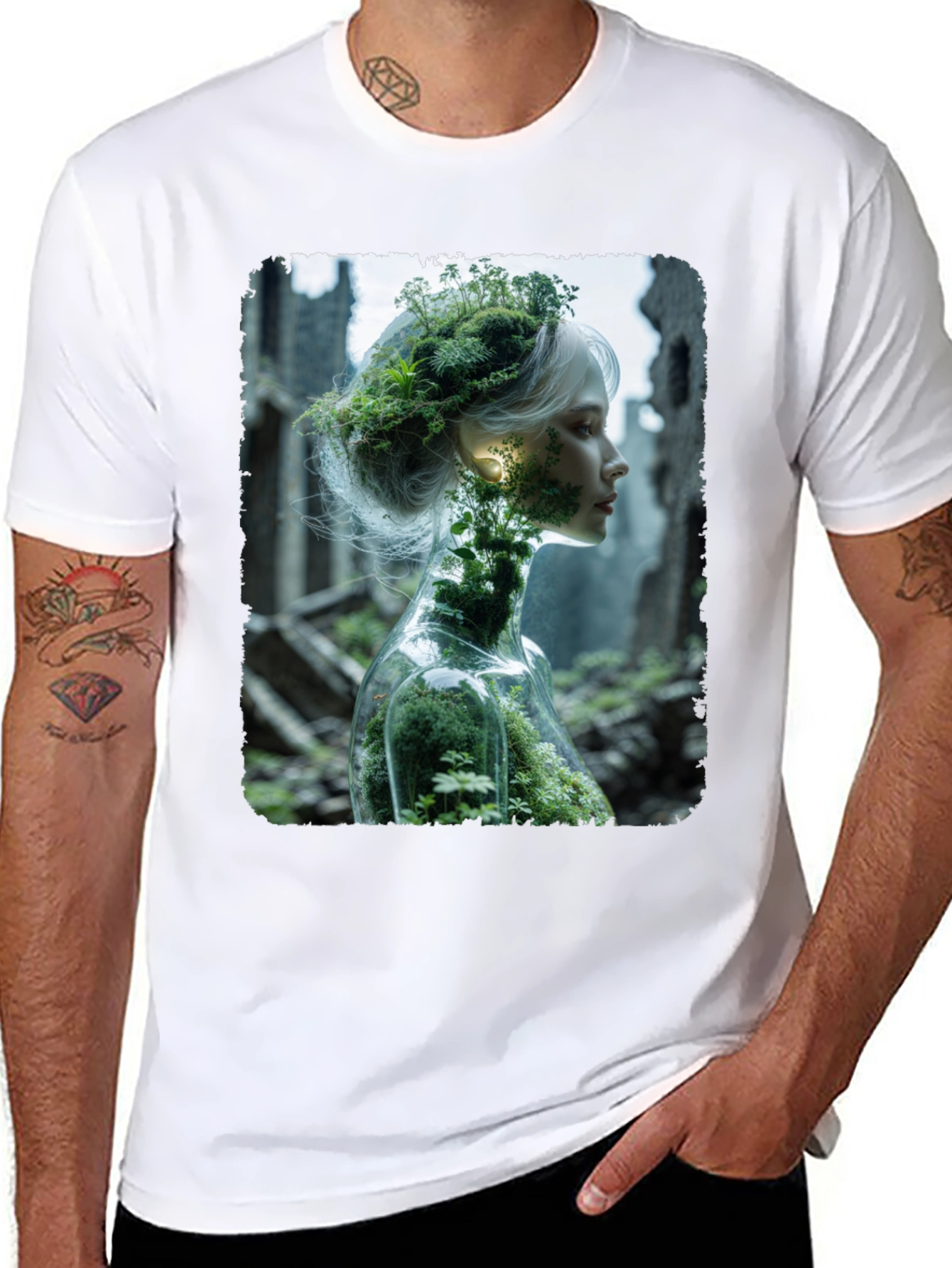 Nature Spirit Graphic Tee - Unique Design