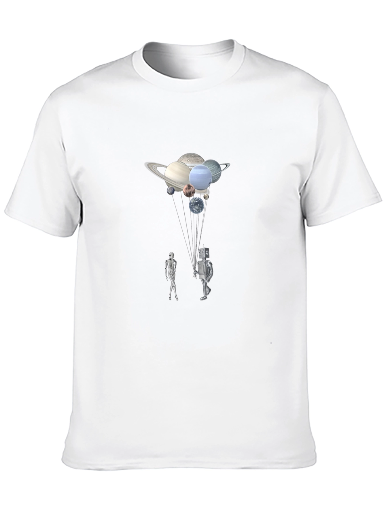 Planets & Robots Graphic T-Shirt
