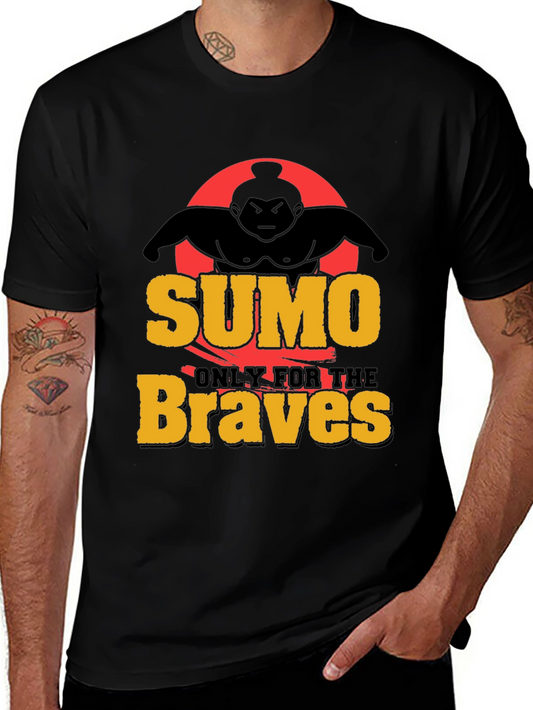 Sumo Braves Graphic Tee - Black