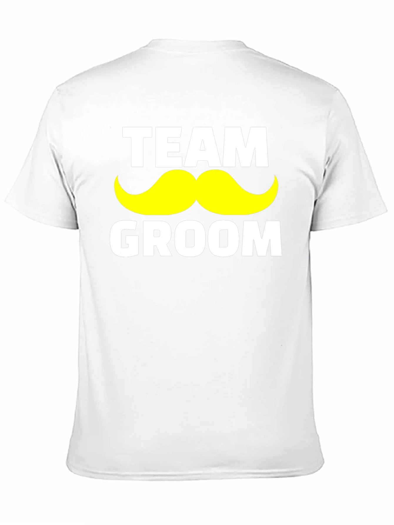 Team Groom Mustache Graphic T-Shirt