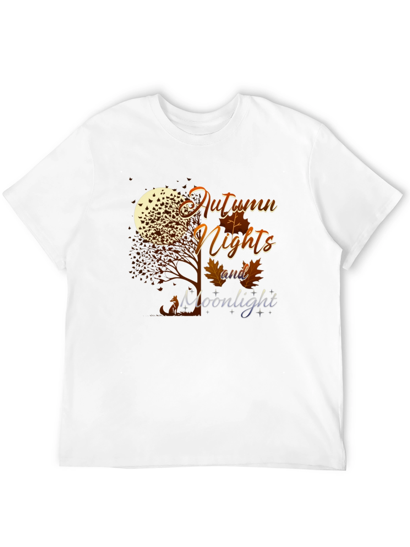 Autumn Nights and Moonlight Graphic T-Shirt