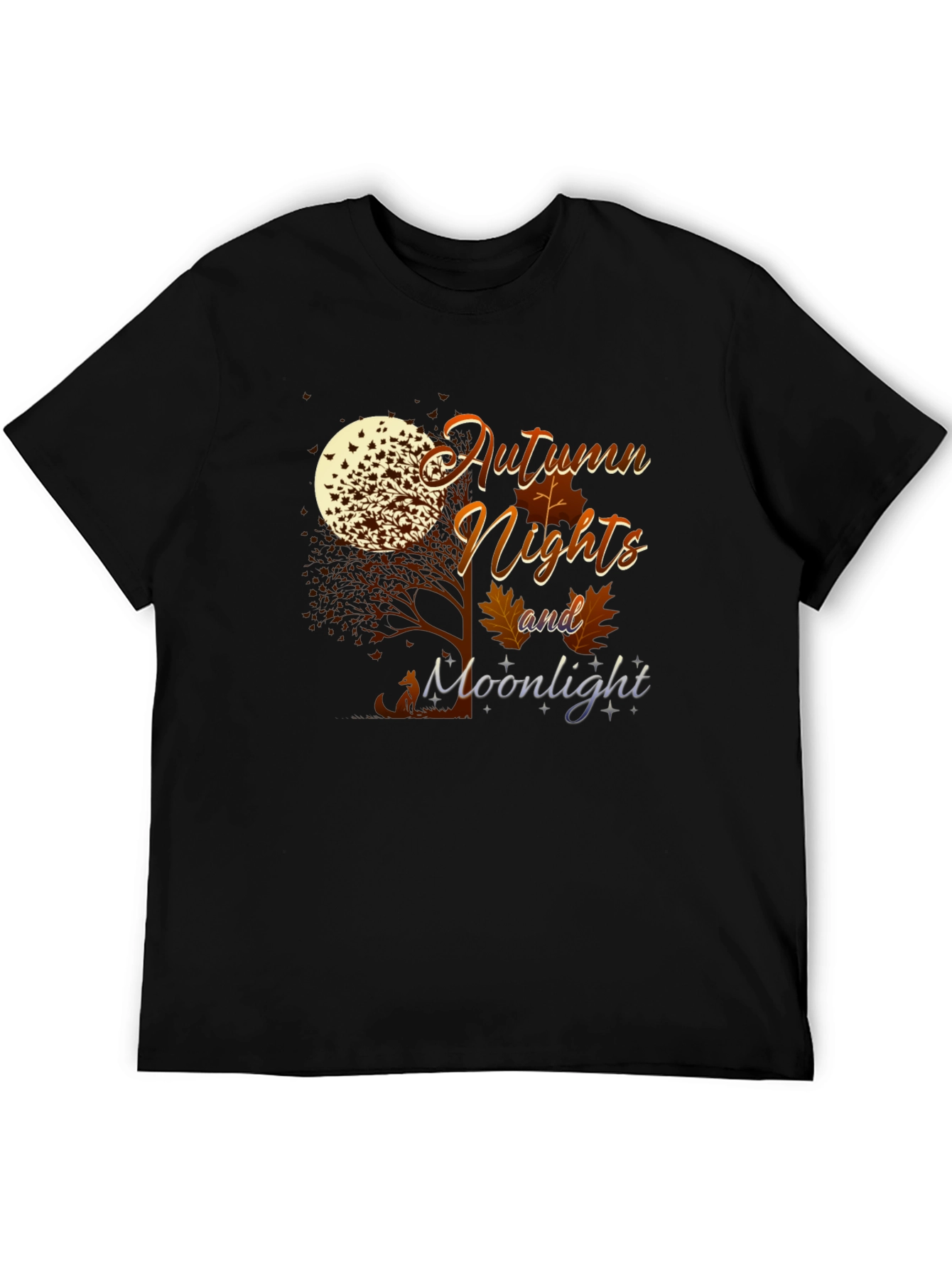 Autumn Nights and Moonlight Graphic T-Shirt