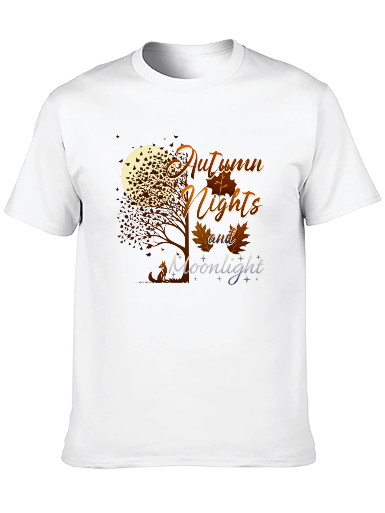 Autumn Nights and Moonlight Graphic T-Shirt