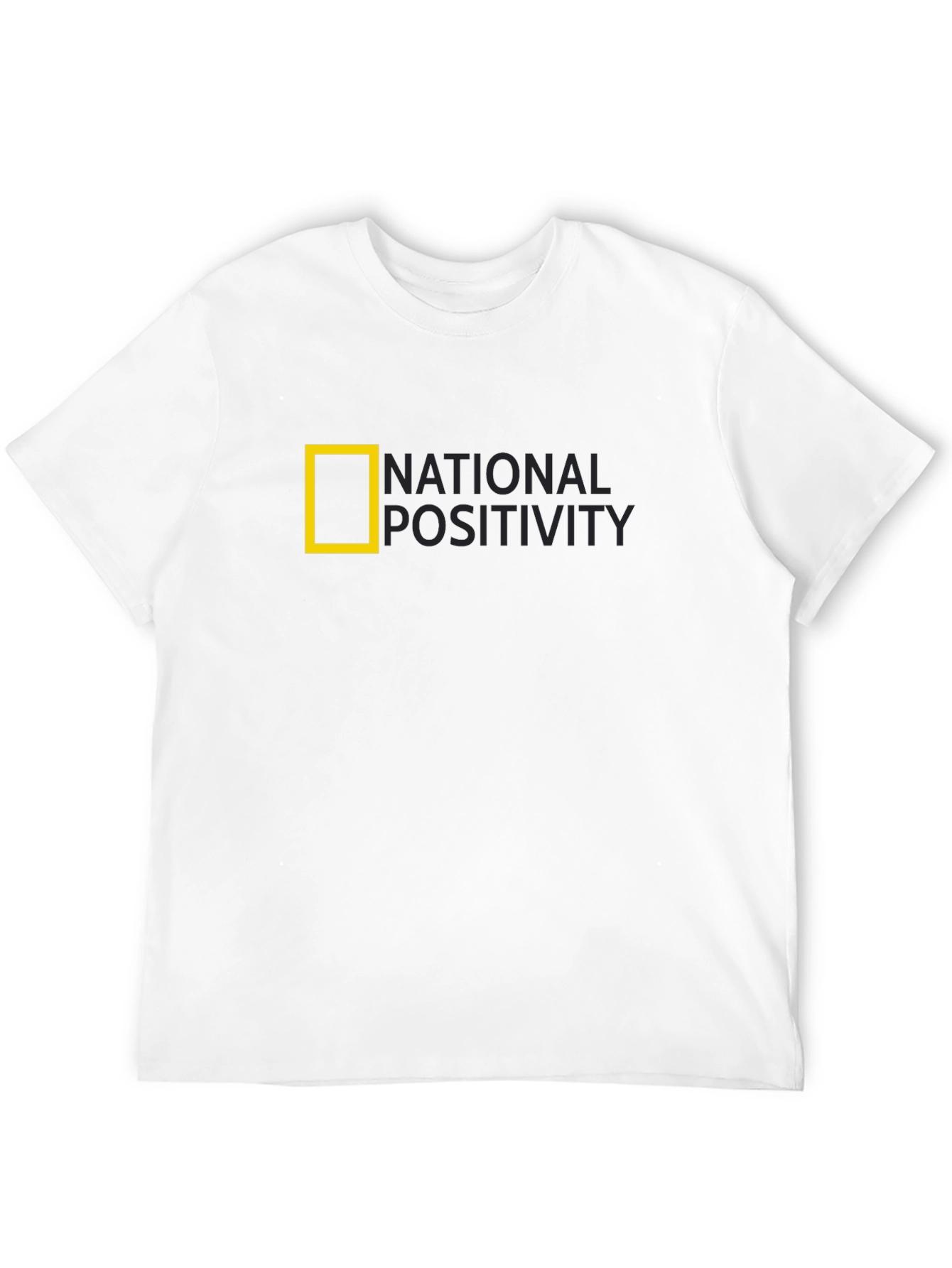 National Positivity Black Tee - Positive Vibes Apparel
