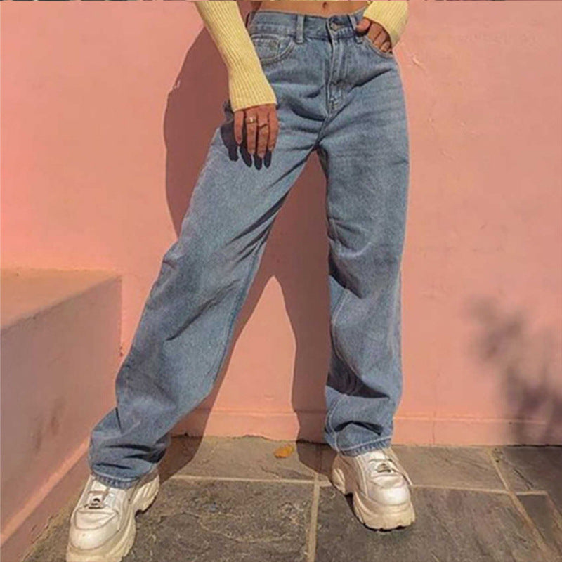 Wide leg jeans for women