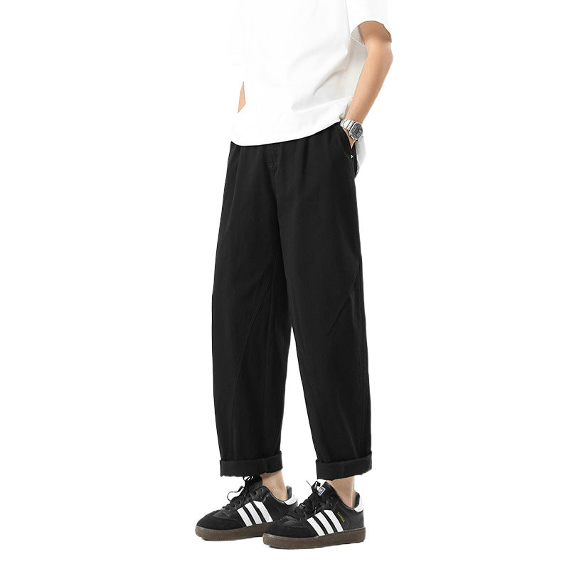 Men's Wide Leg Trousers Sport Casual Long Pants