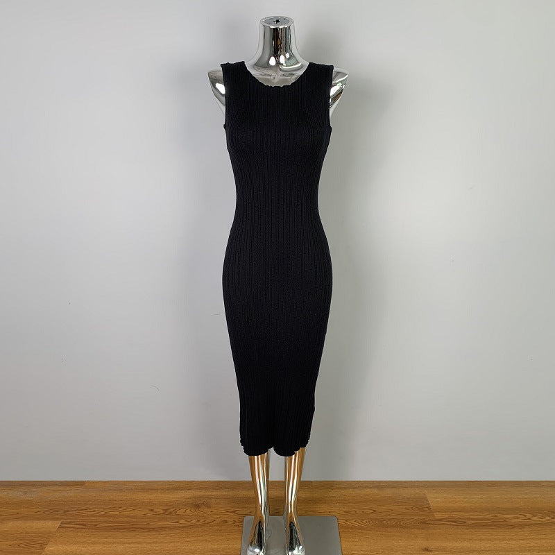 Sleeveless Knitted Dress
