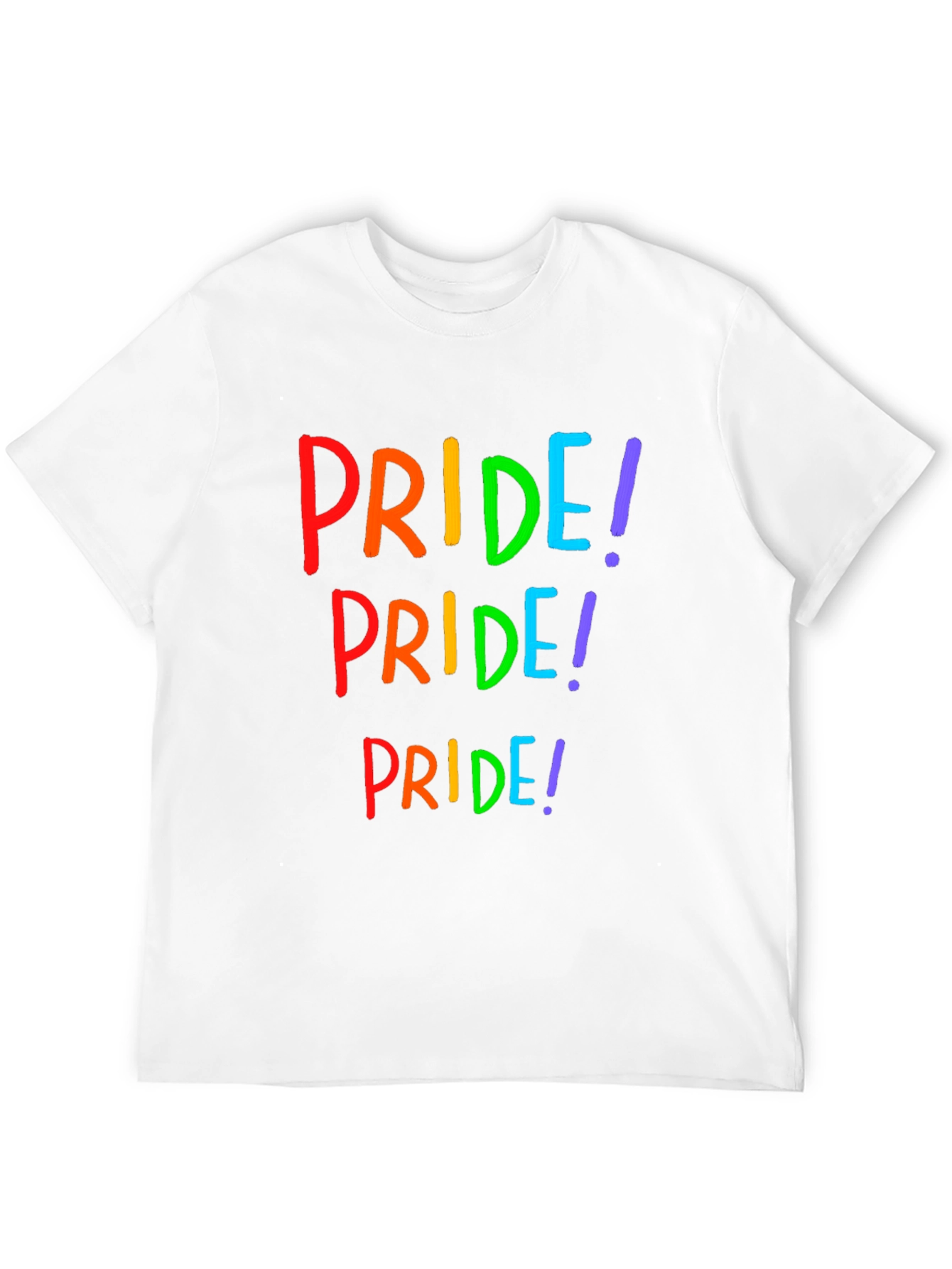 Pride Rainbow Graphic T-Shirt - Bold LGBTQ+ Statement