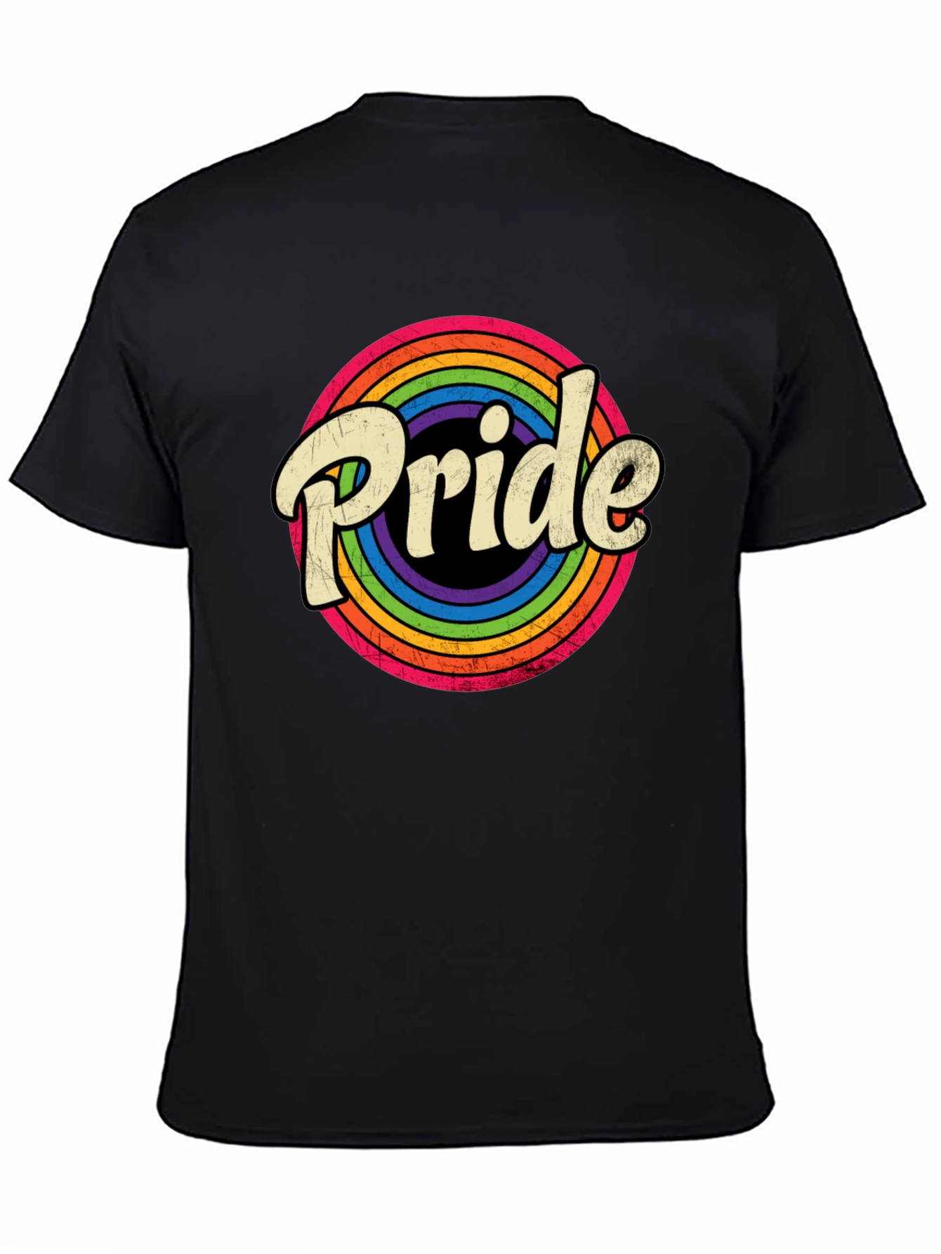 Pride Rainbow Graphic T-Shirt - Unisex Retro Style