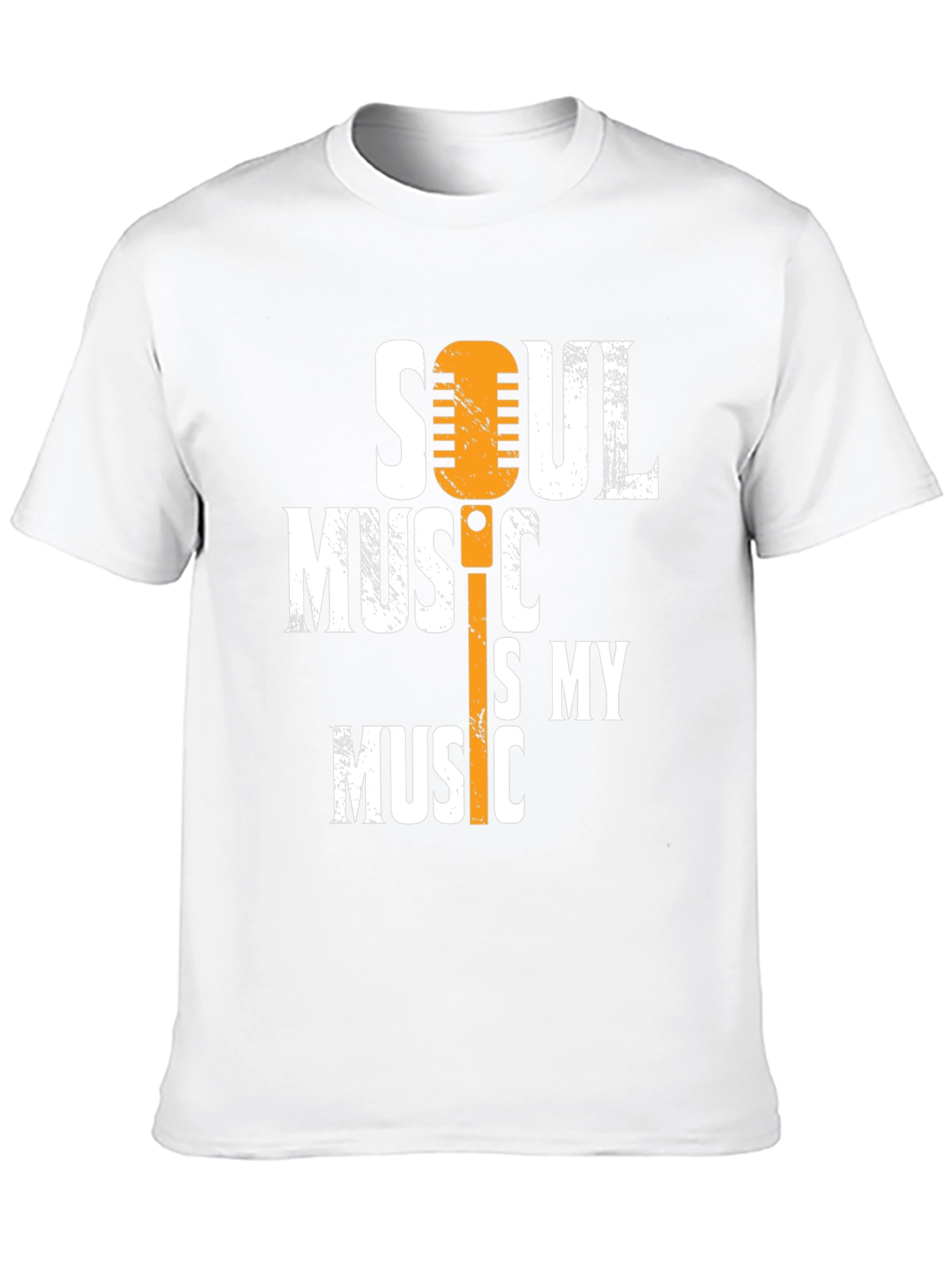 Soul Music T-Shirt: Microphone Graphic Tee