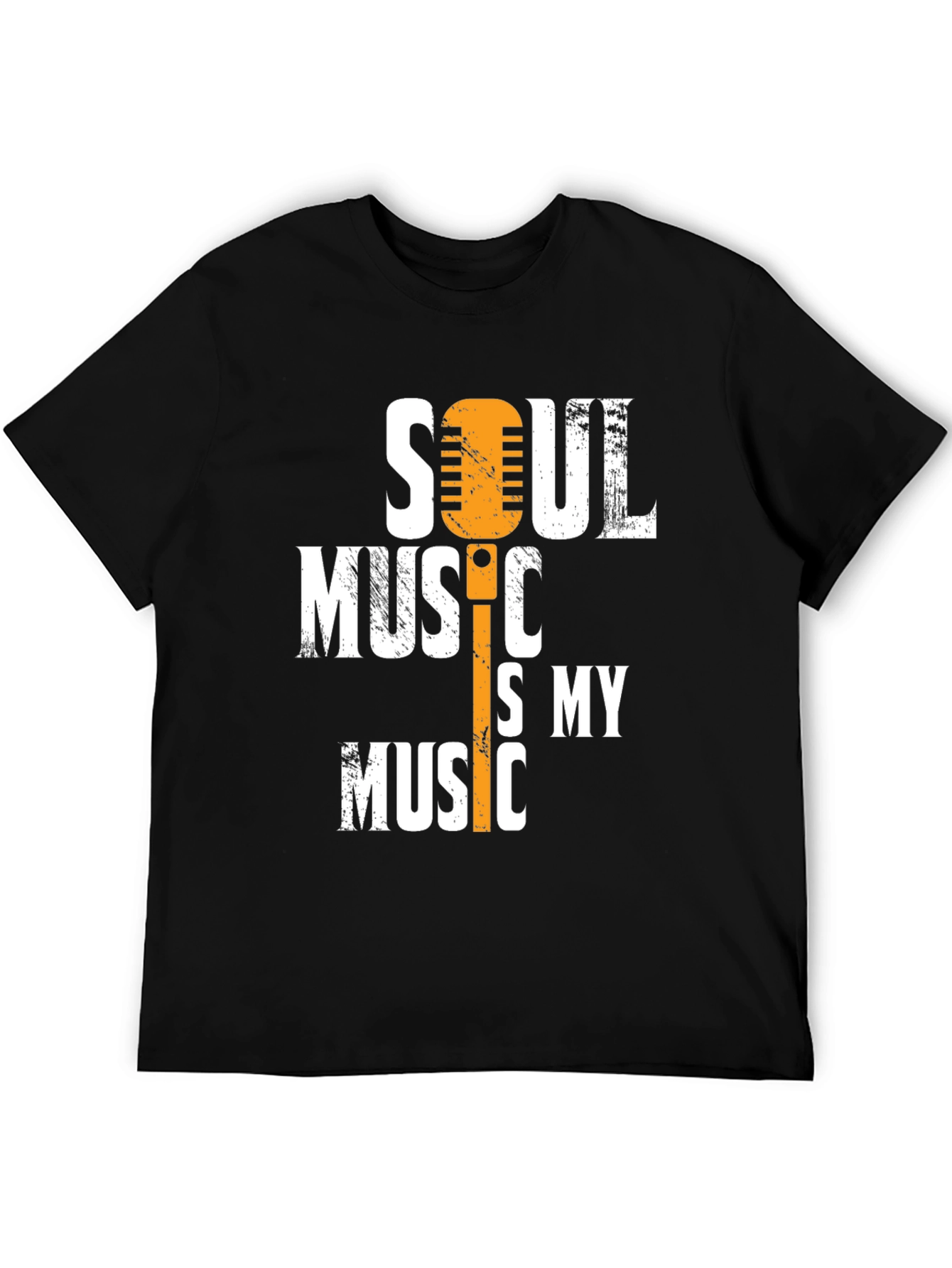 Soul Music T-Shirt: Microphone Graphic Tee