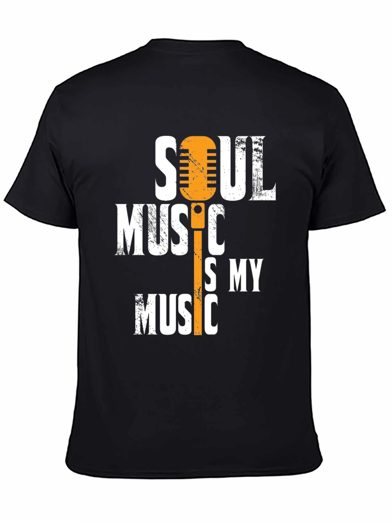 Soul Music T-Shirt: Microphone Graphic Tee
