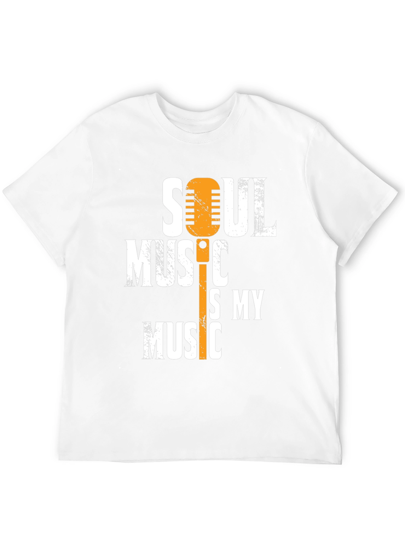 Soul Music T-Shirt: Microphone Graphic Tee