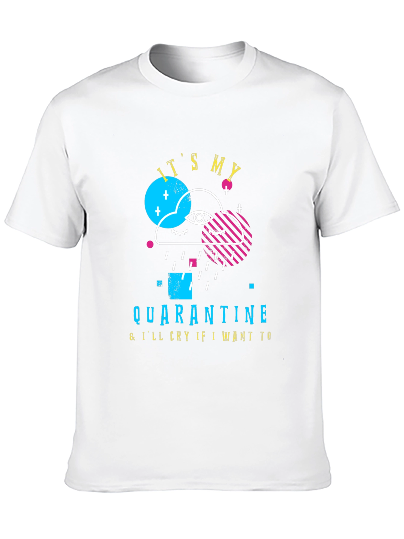 Quarantine Cloud Graphic T-Shirt - Its My Quarantine Tee