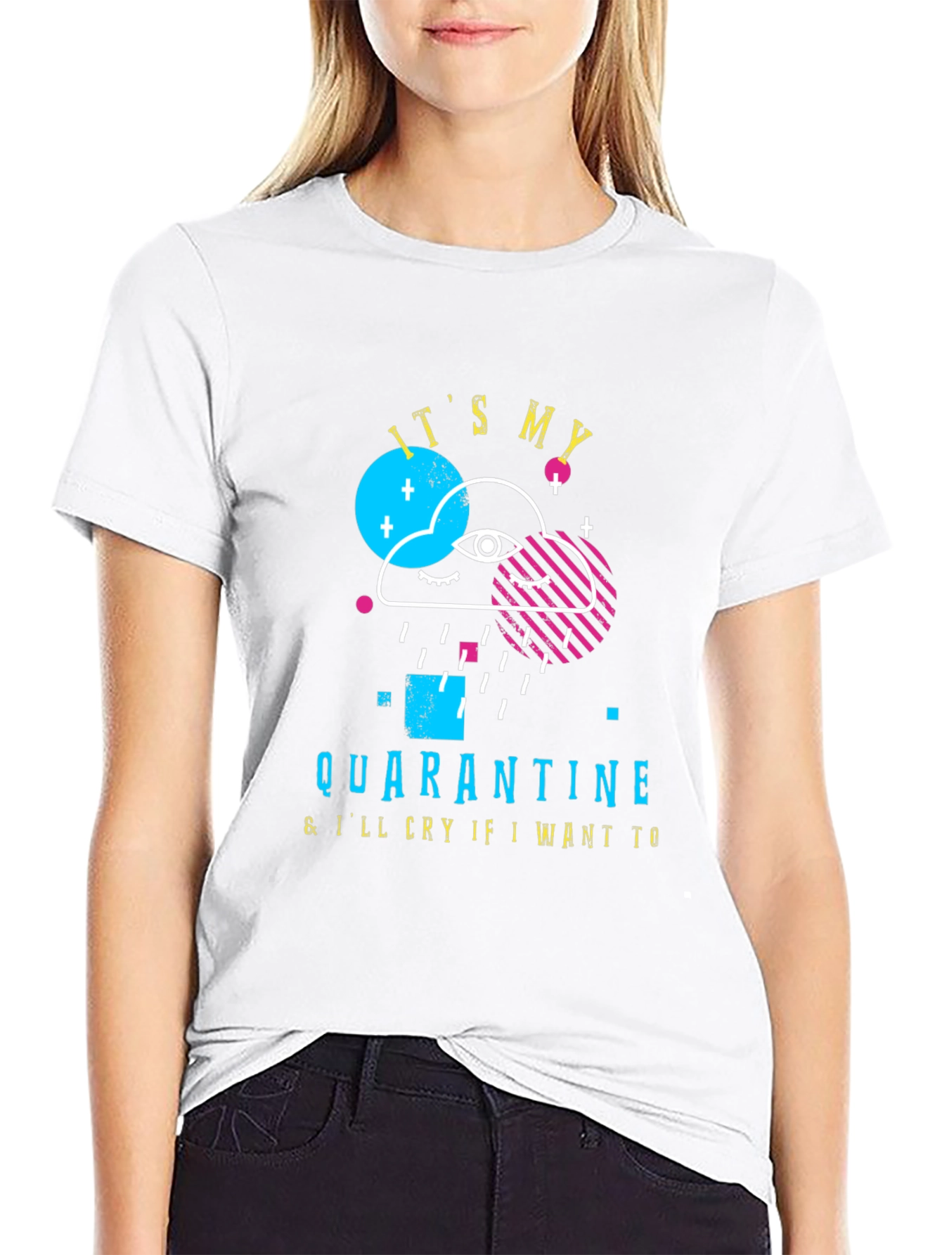 Quarantine Cloud Graphic T-Shirt - Its My Quarantine Tee