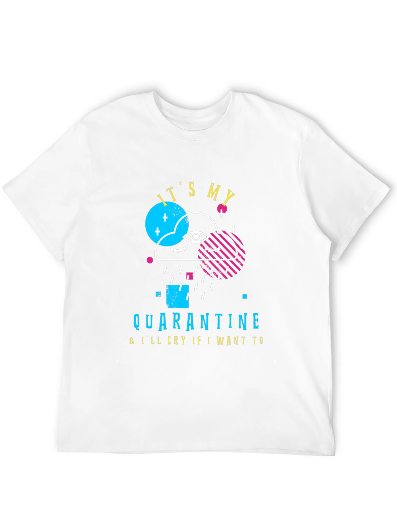 Quarantine Cloud Graphic T-Shirt - Its My Quarantine Tee