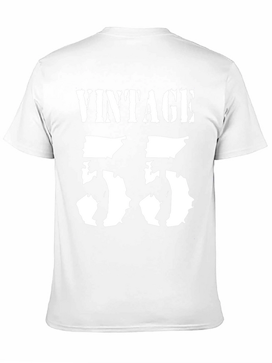 Vintage 55 Black Graphic T-Shirt