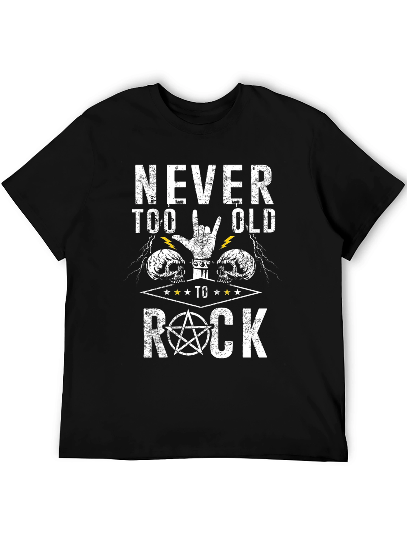 Never Too Old To Rock Graphic Tee