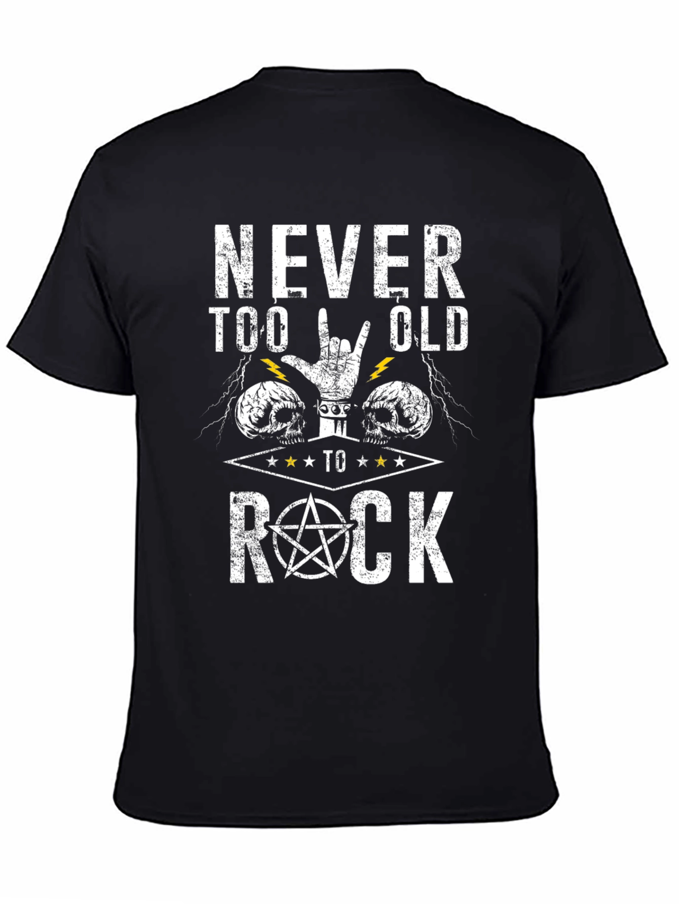 Never Too Old To Rock Graphic Tee